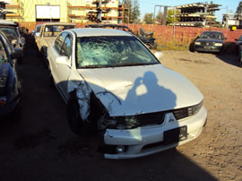2003 MITSUBISHI GALANT ES MODEL 2.4L AT COLOR WHITE STK # 113582