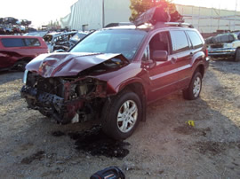 2004 MITSUBISHI ENDEAVOR LS MODEL 3.8L AT AWD COLOR RED STK # 113583