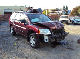 2004 MITSUBISHI ENDEAVOR LS MODEL 3.8L AT AWD COLOR RED STK # 113583