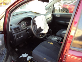 2004 MITSUBISHI ENDEAVOR LS MODEL 3.8L AT AWD COLOR RED STK # 113583