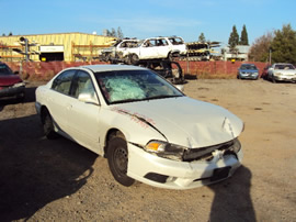 2002 MITSUBISHI GALANT ES MODEL 2.4L AT COLOR WHITE STK # 113584