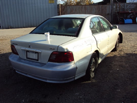 2002 MITSUBISHI GALANT ES MODEL 2.4L AT COLOR WHITE STK # 113584