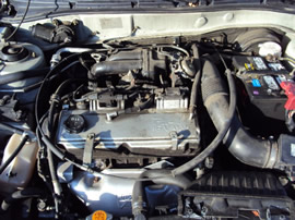 2002 MITSUBISHI GALANT ES MODEL 2.4L AT COLOR WHITE STK # 113584