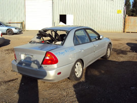 1999 MITSUBISHI MIRAGE LS MODEL 4 DOOR SEDAN 1.8L AT FWD COLOR SILVER STK 113586