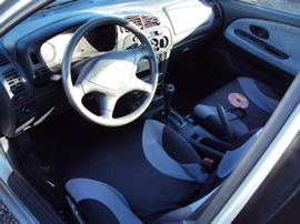 1999 MITSUBISHI MIRAGE LS MODEL 4 DOOR SEDAN 1.8L AT FWD COLOR SILVER STK 113586