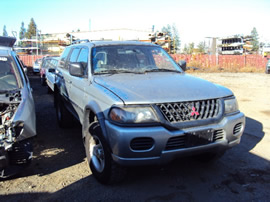 2001 MITSUBISHI MONTERO SPORT LS MODEL 3.0L AT 4X4 COLOR SILVER STK 123587