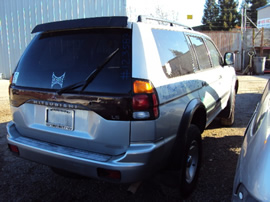 2001 MITSUBISHI MONTERO SPORT LS MODEL 3.0L AT 4X4 COLOR SILVER STK 123587