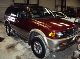 1999 MITSUBISHI MONTERO SPORT LIMITED 3.5L AT 2WD COLOR MAROON STK 123591