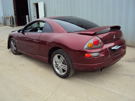 2003 MITSUBISHI ECLIPSE GT MODEL COUPE 3.0L AT COLOR MAROON STK 123592