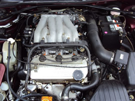 2003 MITSUBISHI ECLIPSE GT MODEL COUPE 3.0L AT COLOR MAROON STK 123592