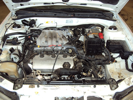 1999 MITSUBISHI GALANT 4 DOOR SEDAN GTZ MODEL 3.0L V6 AT FWD COLOR WHITE STK 123608