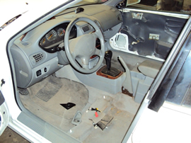 1999 MITSUBISHI GALANT 4 DOOR SEDAN GTZ MODEL 3.0L V6 AT FWD COLOR WHITE STK 123608