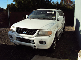 2002 MITSUBISHI MONTERO SPORT LIMITED MODEL 3.5L AT 2WD COLOR WHITE STK 123610