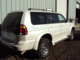 2002 MITSUBISHI MONTERO SPORT LIMITED MODEL 3.5L AT 2WD COLOR WHITE STK 123610