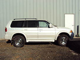 2002 MITSUBISHI MONTERO SPORT LIMITED MODEL 3.5L AT 2WD COLOR WHITE STK 123610
