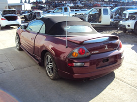 2003 MITSUBISHI ECLIPSE GTS MODEL SPYDER CONVERTIBLE 3.0L V6 MT FWD COLOR RED STK 123611