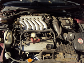 2003 MITSUBISHI ECLIPSE GTS MODEL SPYDER CONVERTIBLE 3.0L V6 MT FWD COLOR RED STK 123611