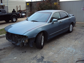 1998 MITSUBISHI DIAMANTE 4 DOOR SEDAN ES MODEL 3.5L V6 AT FWD COLOR BLUE  STK 123613