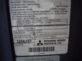 1998 MITSUBISHI DIAMANTE 4 DOOR SEDAN ES MODEL 3.5L V6 AT FWD COLOR BLUE  STK 123613