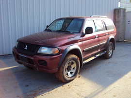 2002 MONTERO SPORT LS MODEL 3.0L V6 AT 4X4 COLOR RED STK 133615