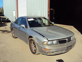 2001 MITSUBISHI DIAMANTE 4 DOOR SEDAN LS MODEL 3.5L V6 AT FWD COLOR SILVER STK 133616