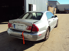 2001 MITSUBISHI DIAMANTE 4 DOOR SEDAN LS MODEL 3.5L V6 AT FWD COLOR SILVER STK 133616