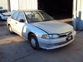 1998 MITSUBISHI MIRAGE 4 DOOR SEDAN DE MODEL 1.5L AT FWD COLOR SILVER STK 133617