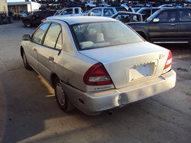 1998 MITSUBISHI MIRAGE 4 DOOR SEDAN DE MODEL 1.5L AT FWD COLOR SILVER STK 133617