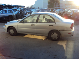 1998 MITSUBISHI MIRAGE 4 DOOR SEDAN DE MODEL 1.5L AT FWD COLOR SILVER STK 133617