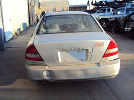 1998 MITSUBISHI MIRAGE 4 DOOR SEDAN DE MODEL 1.5L AT FWD COLOR SILVER STK 133617