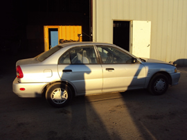 1998 MITSUBISHI MIRAGE 4 DOOR SEDAN DE MODEL 1.5L AT FWD COLOR SILVER STK 133617