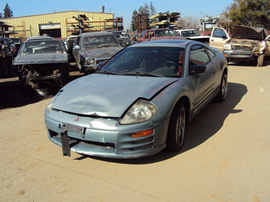 2001 MITSUBISHI ECLIPSE COUPE GS MODEL 2.4L AT COLOR BLUE STK 133618