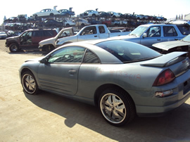 2001 MITSUBISHI ECLIPSE COUPE GS MODEL 2.4L AT COLOR BLUE STK 133618