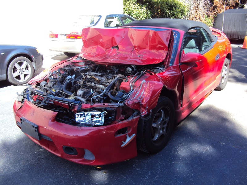 1998 Mitsubishi Eclipse Convertible Gst Spyder Model 2 0l Dohc Turbo At Fwd Color Red 133634 Mitsubishi Parts Recycling
