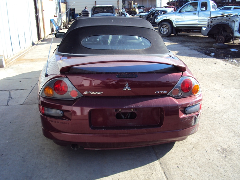 2003 MITSUBISHI ECLIPSE GTS MODEL SPYDER CONVERTIBLE 3.0L V6 MT FWD