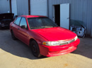 2001 MITSUBISHI MIRAGE 4 DOOR SEDAN ES MODEL 1.8L AT FWD COLOR RED STK 133621