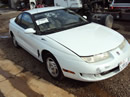 1997 SATURN SC2 4CYL ENGINE, MANUAL TRANSMISSION, COLOR WHITE, STK # 119793