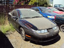 2000 SATURN COUPE COLOR BLACK/PURPLE STK 119808