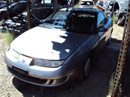 1997 SATURN COUPE SC2 MODEL 1.9L DOHC AT COLOR SILVER STK 119816