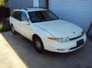 2001 SATURN LW2 STATION WAGON,3.0L AT FWD COLOR WHITE STK 119817