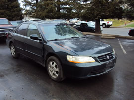 2000 HONDA ACCORD 4 DOOR SEDAN SE MODEL 2.3L VTEC AT FWD COLOR GREEN A14074