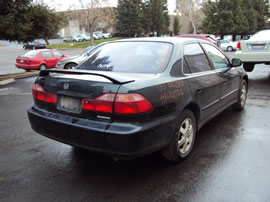 2000 HONDA ACCORD 4 DOOR SEDAN SE MODEL 2.3L VTEC AT FWD COLOR GREEN A14074