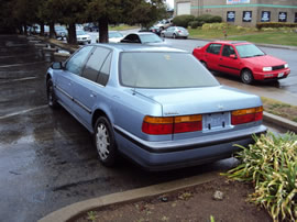 1990 HONDA ACCORD 4 DOOR SEDAN LX MODEL 2.2L MT FWD COLOR BLUE A14075