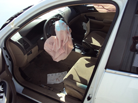 2006 HONDA ACCORD 4 DOOR SEDAN LX MODEL 2.4L AT FWD COLOR WHITE STK A13041