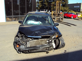 2001 HONDA CIVIC 4 DOOR SEDAN LX MODEL 1.7L AT FWD COLOR BLACK STK A13042