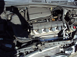 2001 HONDA CIVIC 4 DOOR SEDAN LX MODEL 1.7L AT FWD COLOR BLACK STK A13042