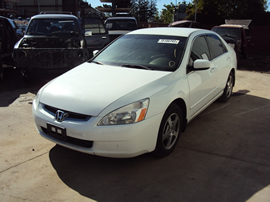 2005 HONDA ACCORD 4 DOOR SEDAN HYBRID E MODEL 3.0L AT COLOR WHITE STK A13044