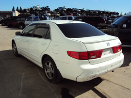 2005 HONDA ACCORD 4 DOOR SEDAN HYBRID E MODEL 3.0L AT COLOR WHITE STK A13044