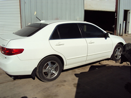 2005 HONDA ACCORD 4 DOOR SEDAN HYBRID E MODEL 3.0L AT COLOR WHITE STK A13044