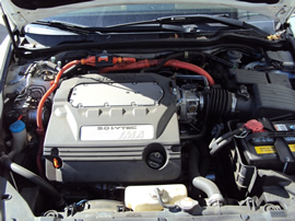 2005 HONDA ACCORD 4 DOOR SEDAN HYBRID E MODEL 3.0L AT COLOR WHITE STK A13044